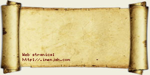 Nina Rajak vizit kartica